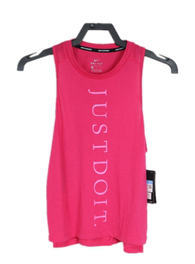 Nike耐克女子透气运动速干透气跑步无袖T恤背心 CD8194-666 AC