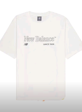 New Balance NB2024男休闲运动针织圆领短袖T恤NEE36021-IV