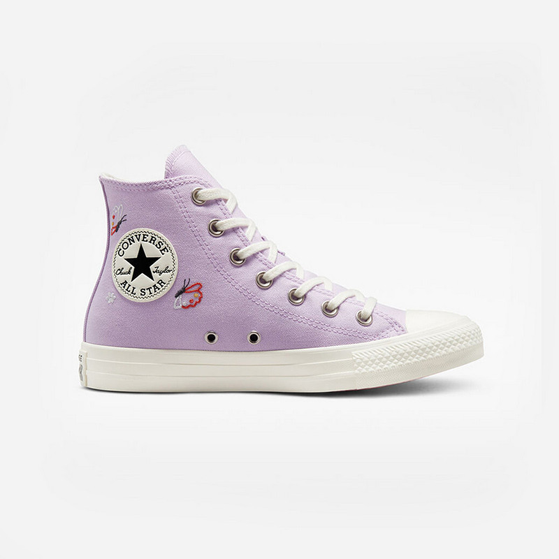 匡威Converse2024春女蝴蝶刺绣百搭帆布鞋时尚运动休闲鞋A05995C