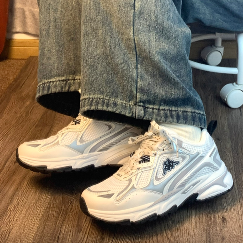 羽翼男女复古加绒厚底休闲跑步鞋K0DZ5MC08CJ-024R