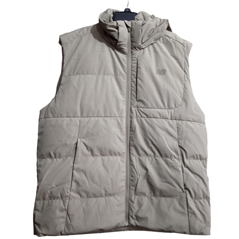 NEW BALANCE NB 男款秋冬季保暖连帽休闲运动羽绒马甲NJD46101-KH