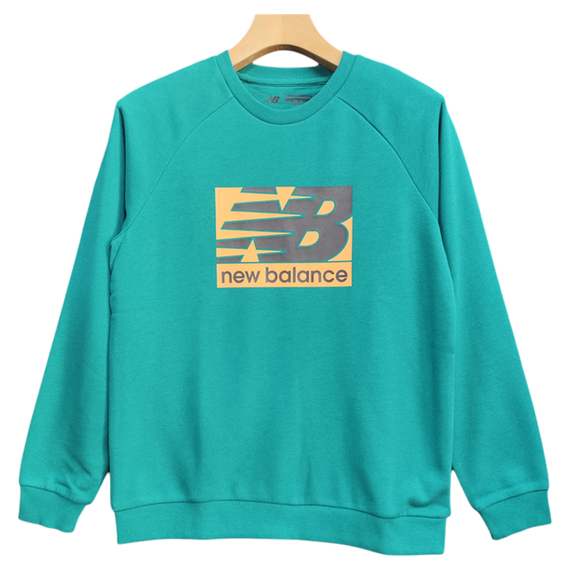 NEW BALANCE 儿童春秋运动休闲圆领套头卫衣7CA3E023-GN