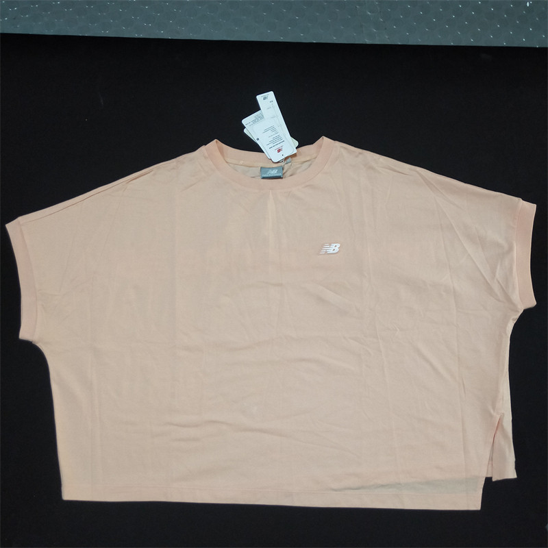 New Balance 女夏季运动休闲宽松短款休闲短袖T恤5ED24612-LOR