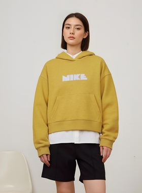 Nike/耐克女子春秋运动宽松套头衫连帽卫衣 DO6851-709 AC