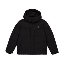 NEW BALANCE男款冬季潮流时尚运动连帽羽绒服NPD46121-BK