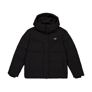 NEW BALANCE男款冬季潮流时尚运动连帽羽绒服NPD46121-BK