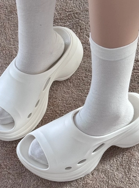 女款舒适时尚百搭  防滑速干 一字拖鞋  K0F25LT09CJ-012