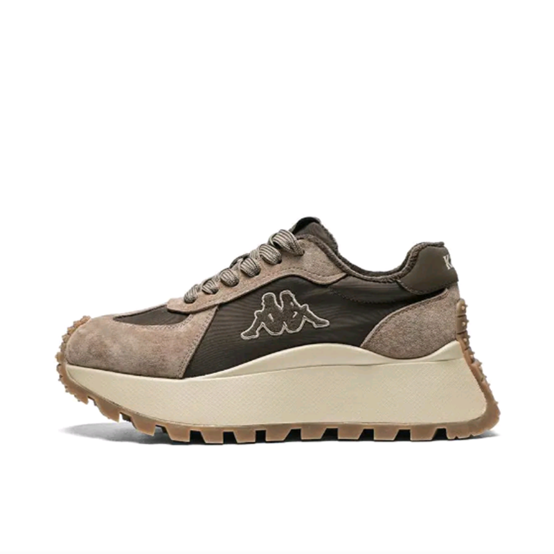 Kappa厚底保暖增高耐磨防滑生活休闲鞋女款K0D85MC49CJ1-6510