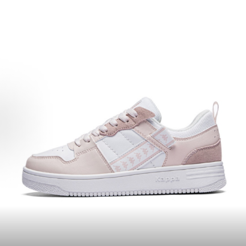 Kappa卡帕女款休闲百搭简约防滑耐磨低帮板鞋K0D65CC01-5310