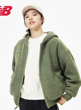 New Balance女款休闲夹克仿羊羔绒外套AWJ13328-BS5