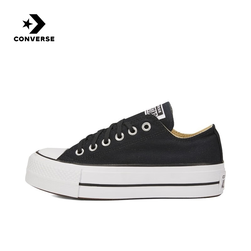 Converse匡威女鞋新款All Star经典厚底运动鞋低帮帆布鞋560250C