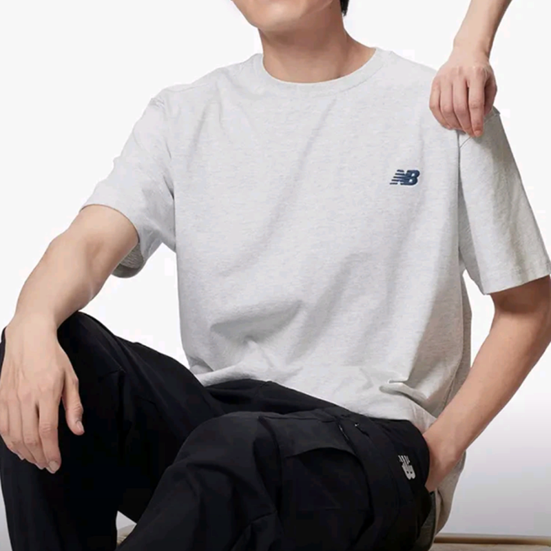 New Balance男运动休闲短袖T恤舒适透气AMT42333-AHH