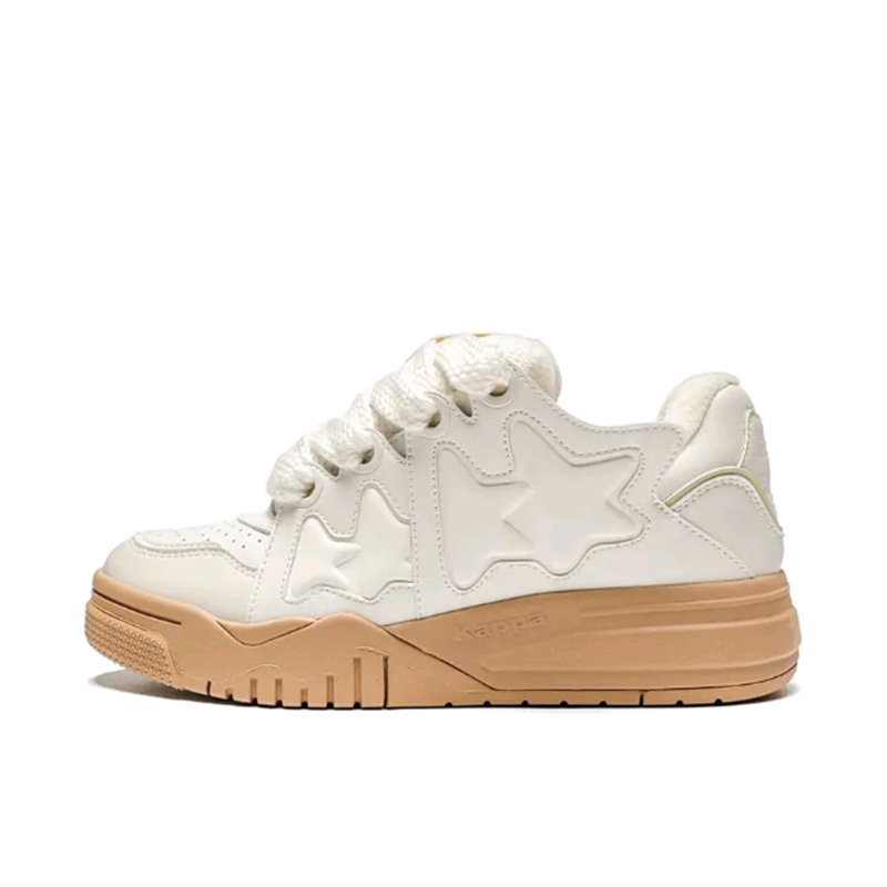 kappa 秋冬女子防滑耐磨增高加绒星星鞋面包鞋K0D85CC35CJ-024