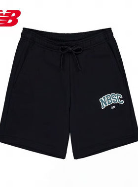 NEW BALANCE 运动裤男款潮流休闲运动短裤 AMS42318-BK