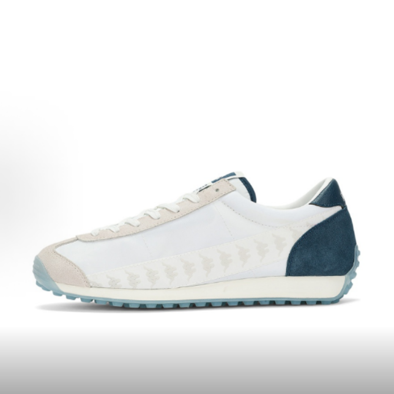 Kappa卡帕 男女复古德训运动防滑耐磨轻便跑步鞋 K0DW5MM18D-012