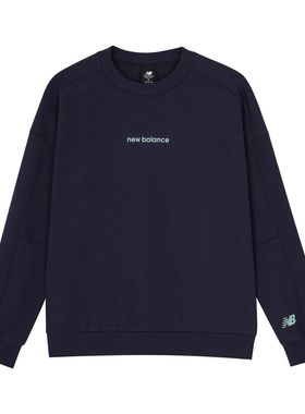 New Balance 女春季百搭休闲舒适圆领卫衣 AWT33335-ECL