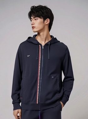 Nike/耐克 男子 新款 春秋针织 运动连帽外套 DH9684-010 AC2