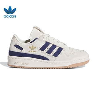 adidas Originals阿迪三叶草男大童FORUM LOW CL J休闲鞋IH0229