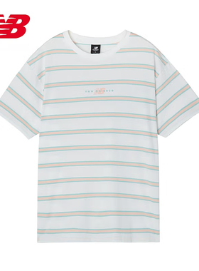 New BaLance NB男款休闲T恤AMT01514-WT