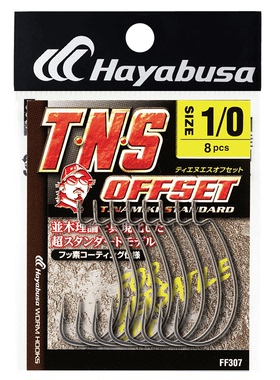 进口日本哈雅布萨Hayabusa路亚FINA鱼钩FF307并木敏成软饵曲柄钩