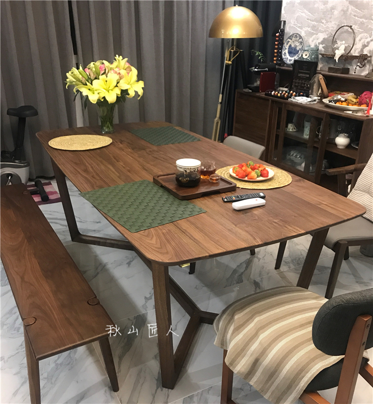 秋山匠人北欧中日式榫卯白蜡木