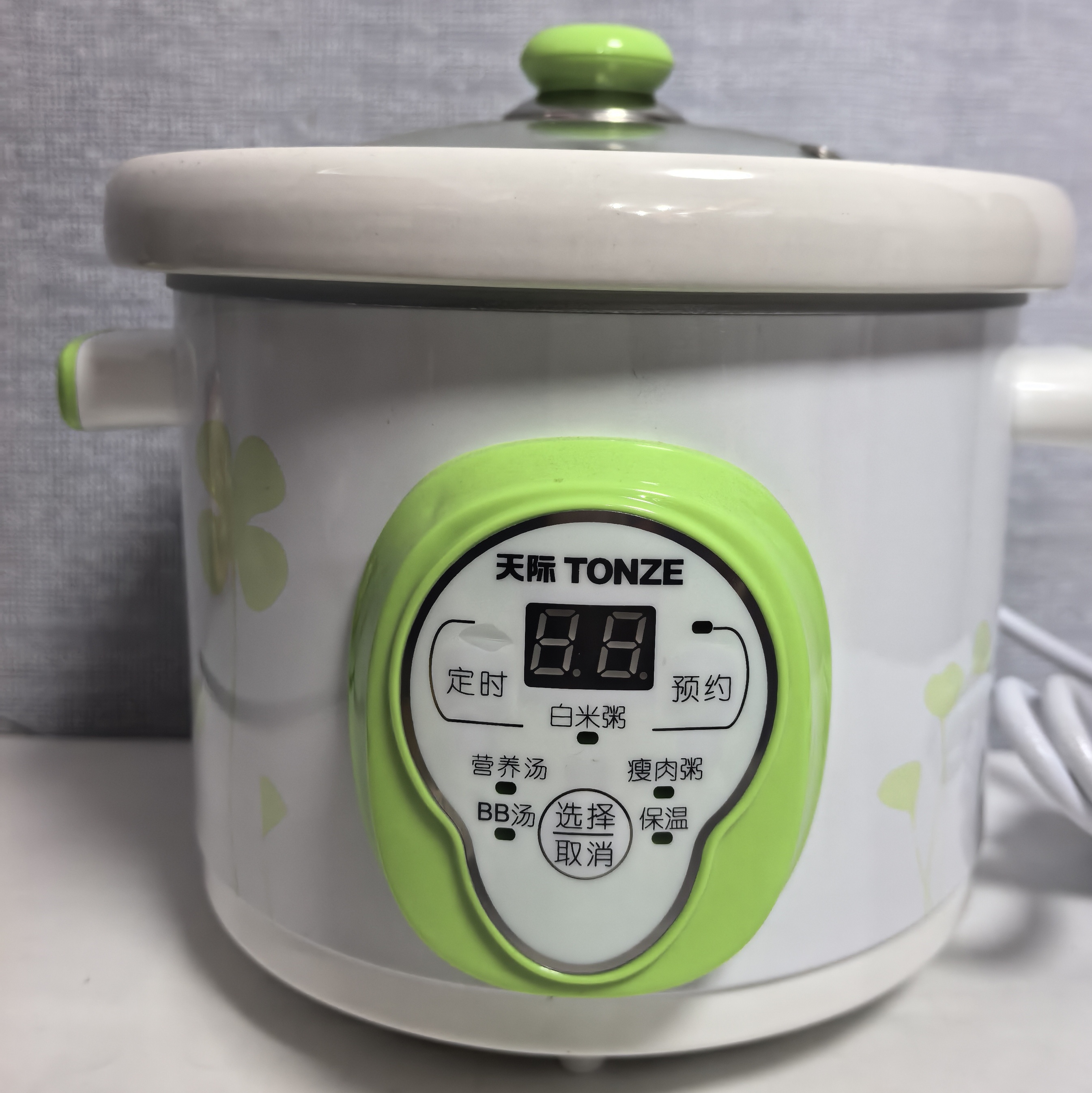 全自动白瓷电炖锅宝宝煮粥煲汤锅迷你辅食婴儿慢炖1升1.5升