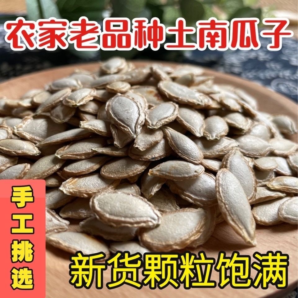 （土生土长老农村的味道）农家自种老品种生南瓜子土南瓜老南瓜籽