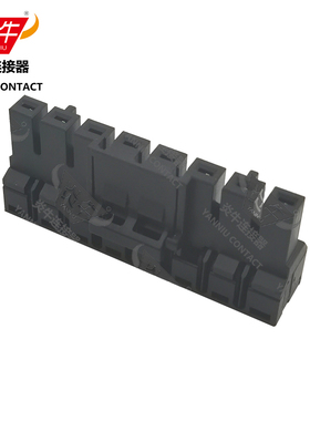 7.5mm炎牛高压伺服大功率插拔式接线端子黑色带锁插9EDGK/KF9EDK