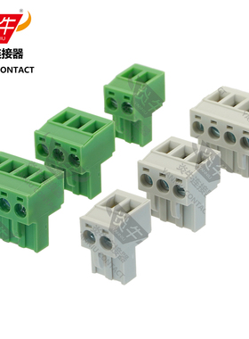 5.0mm炎牛插拔式接线端子YN2EDGKF/KF2EDGKF/5ESDT/MSTBT 2.5 ST
