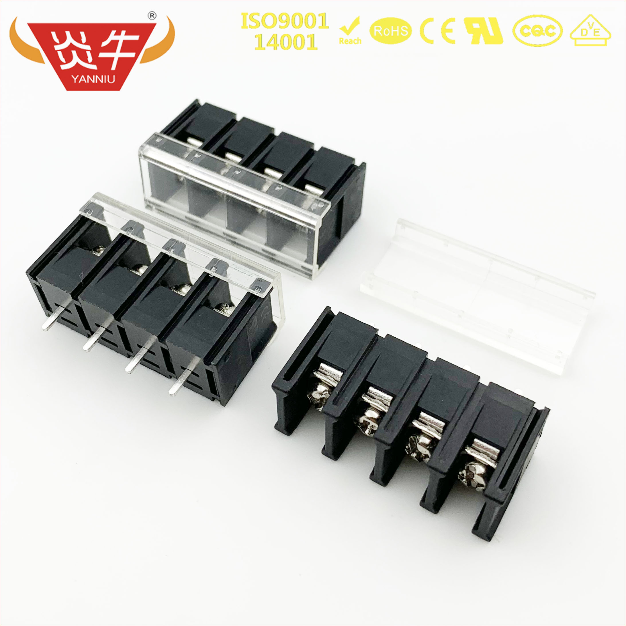 9.5mm炎牛栅栏式接线端子YN48S