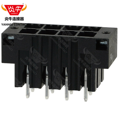 5.08mm炎牛双排双层插拔式直针PCB凤凰接线端子紧凑型YN2EDGVHCM