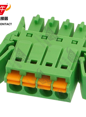 3.5mm炎牛弹簧接线端子YN15EDGKNG/KF2EDG/FMC1.5-ST-RF/0221-24