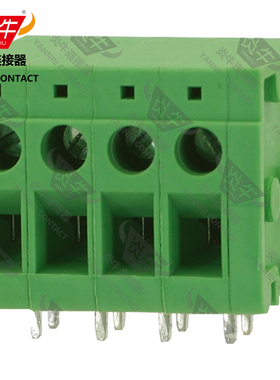 5.0mm炎牛连接器螺钉式接线端子YN105R/DG/KF/FRONT2.5/DT-123RA