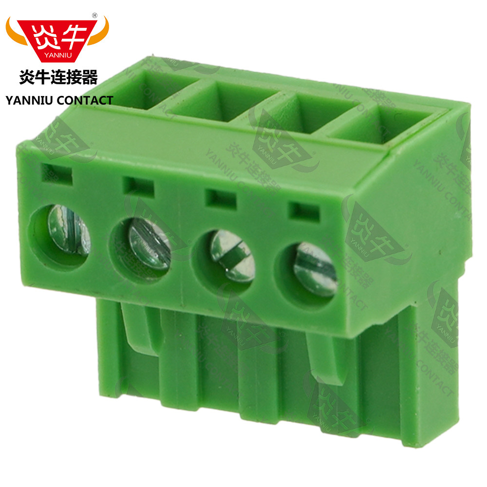 5.0mm凤凰插拔式PCB接线端子YN2EDGK/KF2EDGK/5ESDV/MSTB 2.5 ST