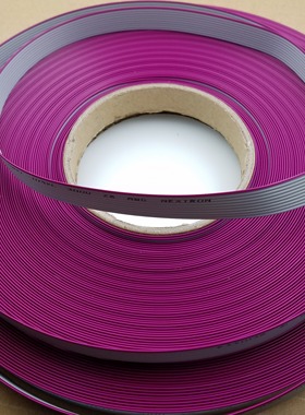 台湾正凌精工/Nextron 2651灰排线 7股每股0.127mm镀锡铜丝10-64P