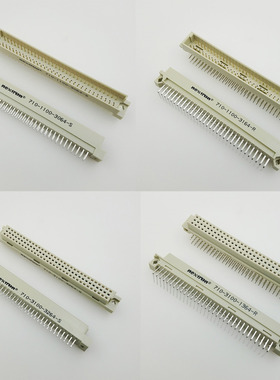 台湾正凌精工/Nextron 板对板欧式插座 3排64针中间空一排（364）