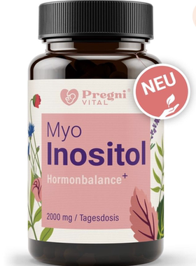 德国直邮 PregniVital Myo-Inositol孕妇肌醇+维生素B6片备孕月事