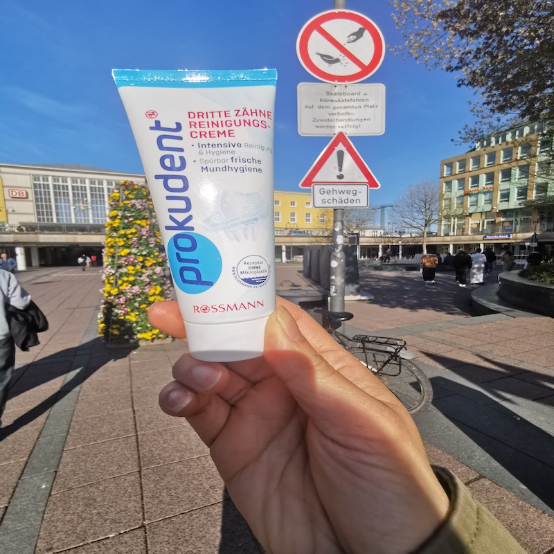 德国直邮 prokudent假牙牙套深层清洁牙膏 去牙结石 清新口气75ml