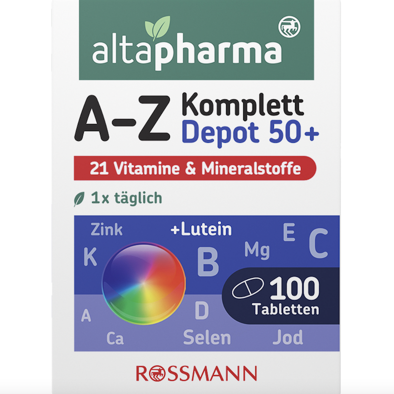德国直邮 altapharma A-Z复合维生素 多种矿物质 微量元素 缓释片