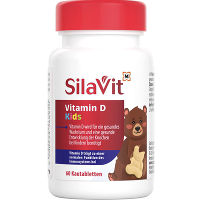 德国直邮 SilaVit Vitamin D Kids儿童学生维生素VD咀嚼片 甜橙味