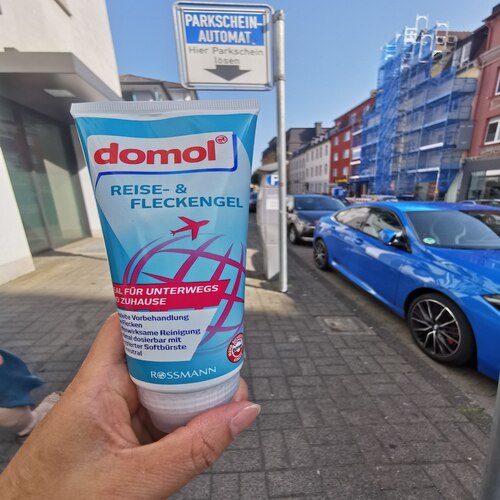 德国直邮 Domol衣领净袖口衣领高效洁白去黄洗衣液便携去渍带刷头