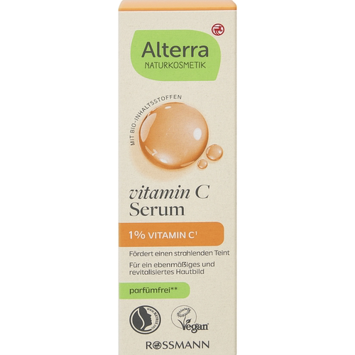 德国直邮 Alterra爱泰拉VC反氧化焕白精华液平滑紧致焕活肌肤30ml