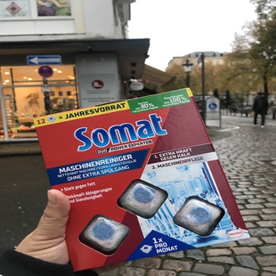 德国dm直邮原装进口somat洗碗机深层清洁块去除水垢水渍护理颗粒