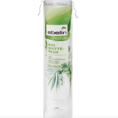 德国直邮 ebelin bio Wattepads有机棉卸妆棉片 化妆湿敷棉 柔软