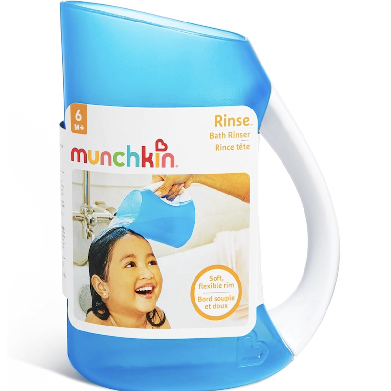 德国直邮Munchkin婴幼儿洗发量杯 儿童洗头水勺 保护耳朵眼睛干燥
