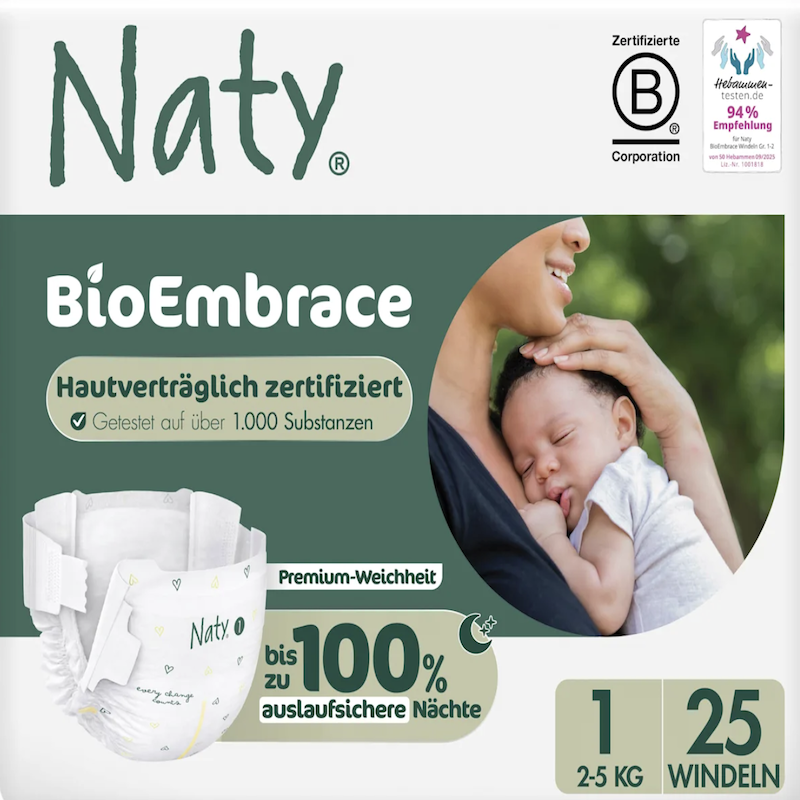 德国直邮 ECO by Naty新生婴儿宝宝尿不湿 有机纸尿片 透气防侧漏