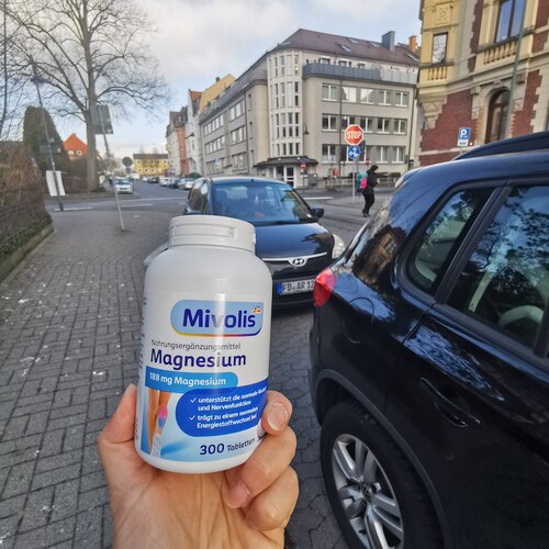 德国直邮 Mivolis D3钙镁片补充片剂 支持骨骼肌肉关节牙齿45粒