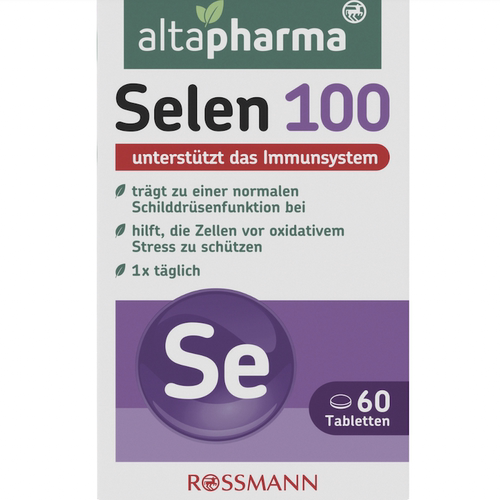 德国直邮 altapharma Selen 100 硒元素片 微量元素支持健康 60片