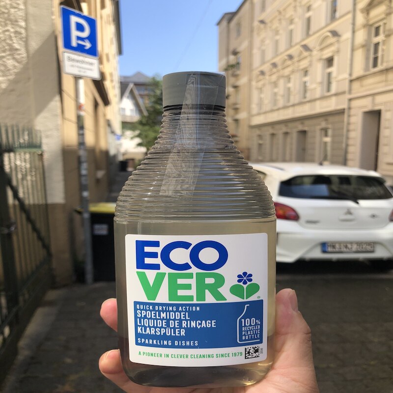 德国直邮Ecover有机玻璃亮碟清洁剂 洗碗机专用 去除餐具水垢水渍图片