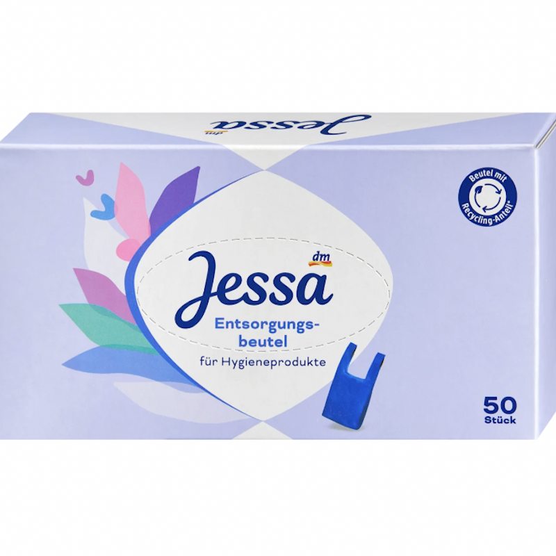 德国dm超市直邮 Jessa卫生巾用品垃圾袋 女性卫生用品处理清洁袋